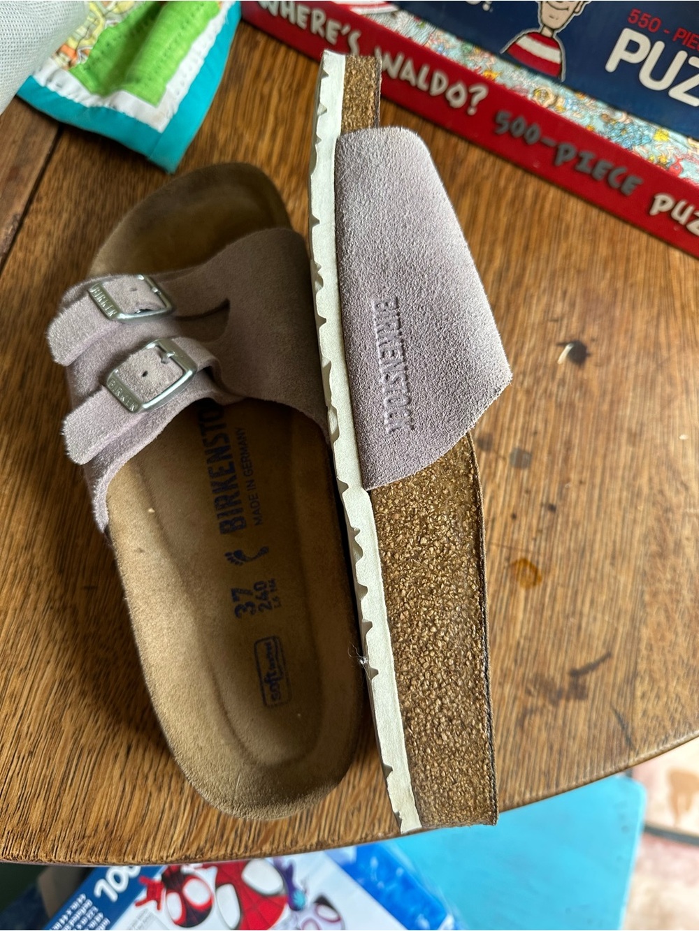 Birkenstock suede soft footbed, 37 6.5/7 In great preowned condition. - Picture 2 of 5